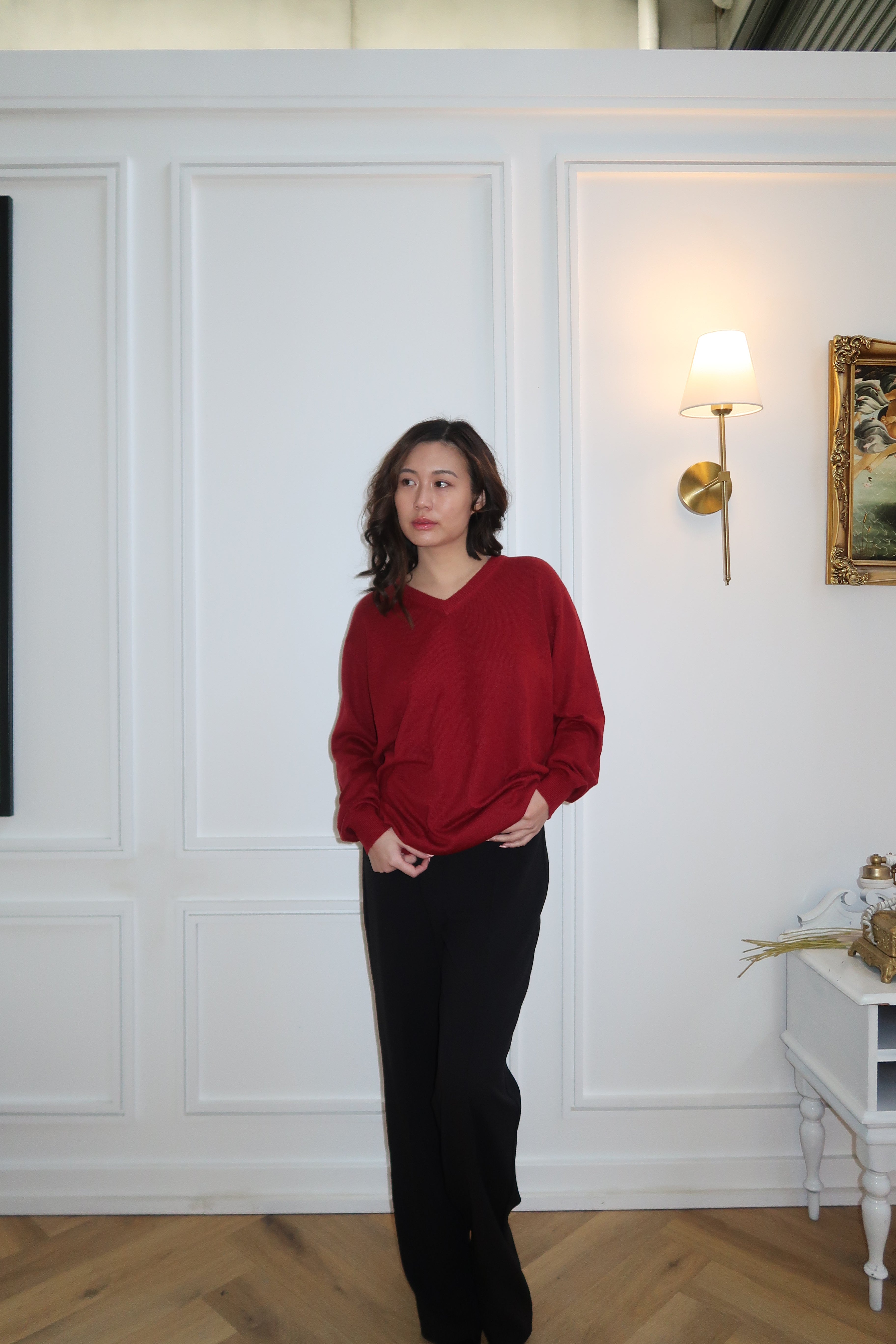 Lune Sweater - Maroon