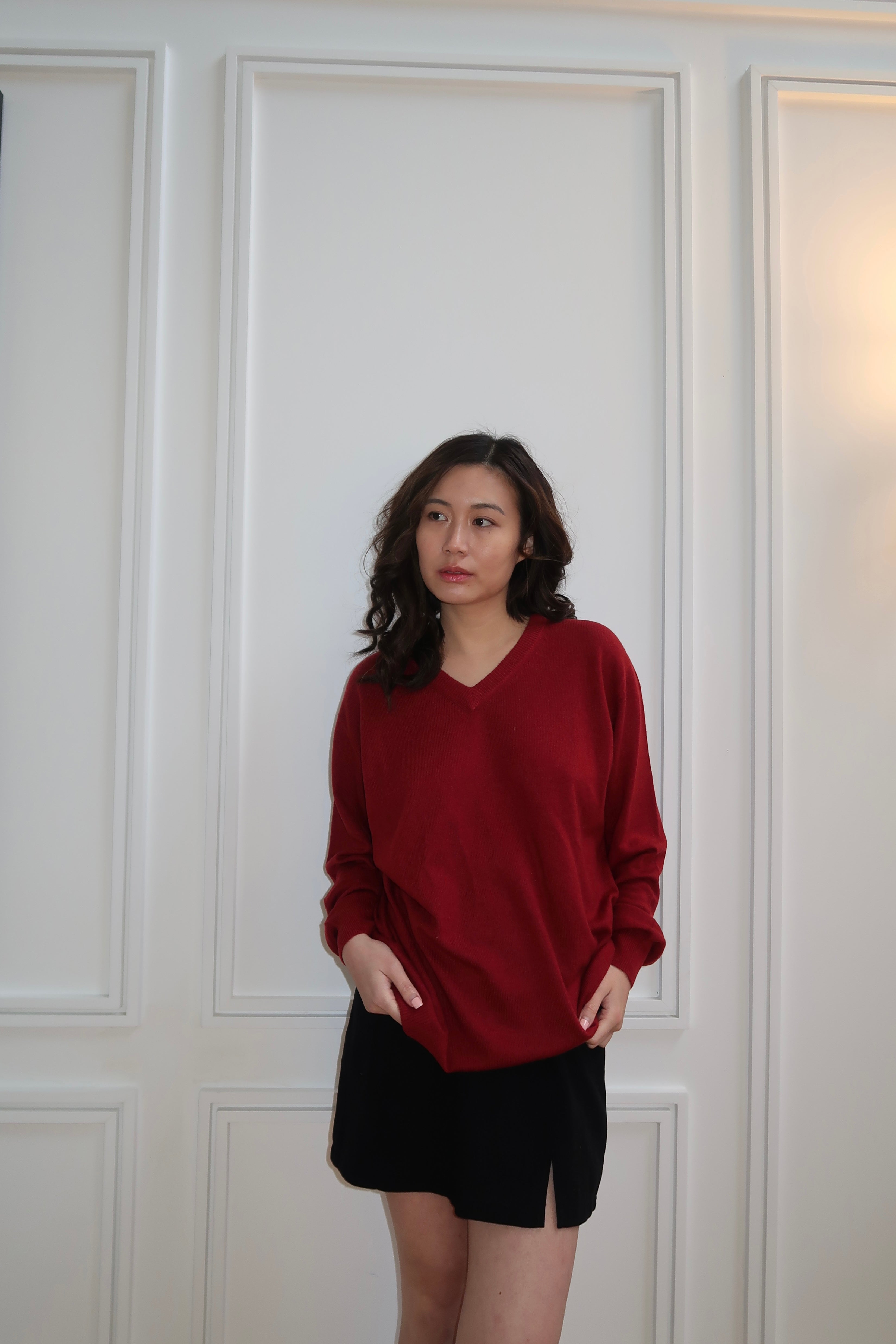 Lune Sweater - Maroon